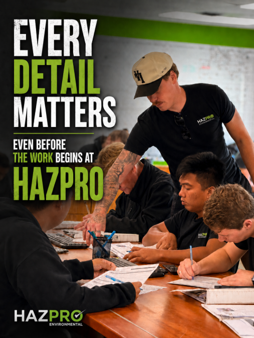 HazproCanada's tweet photo. Back on X and doing what we do best, helping keep Greater Victoria homes and businesses safe.

At HazPro, every successful job starts with careful planning, proper training, and strong teamwork. Because every detail matters, even before the work begins.

#HazPro #VancouverIsland #VictoriaBC #SafetyFirst #TeamHazPro