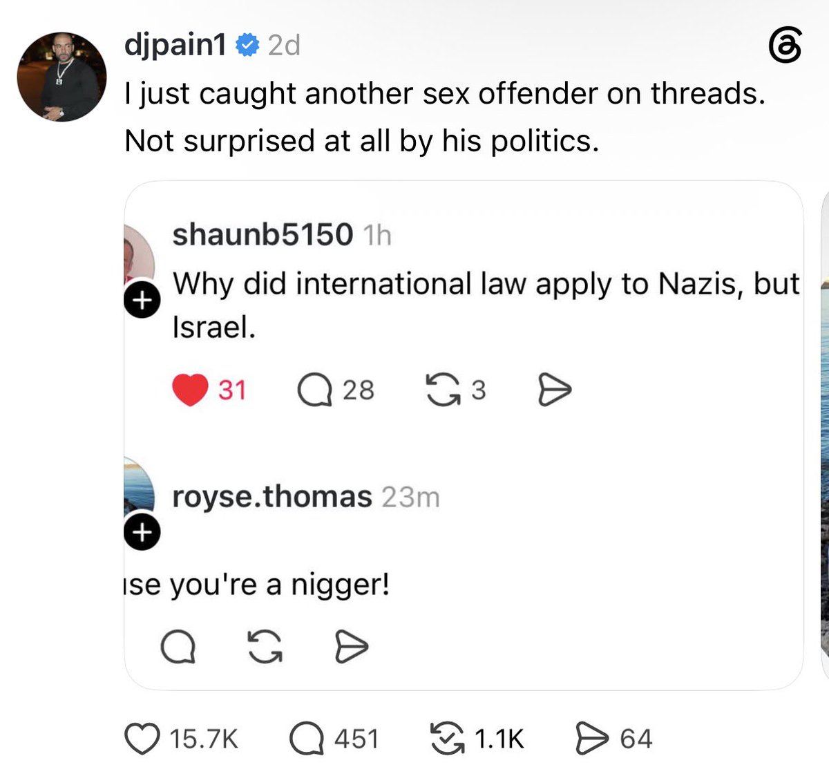 djpain1's tweet photo. I just went viral for exposing a sex offender online. https://t.co/1c2cyLyuey