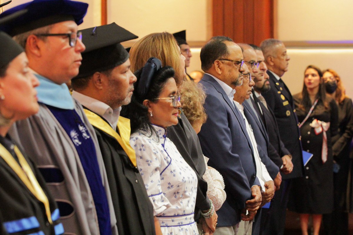 TribunalConstRD's tweet photo. Magistrados del #TCRD participaron en acto de investidura en el que la @PUCMM otorgó el título de doctor honoris causa en Ciencias Jurídicas al jurista venezolano Allan Randolph Brewer-Carías en reconocimiento a su extraordinaria trayectoria académica y a sus aportes al derecho. https://t.co/LY2DLV3hRS