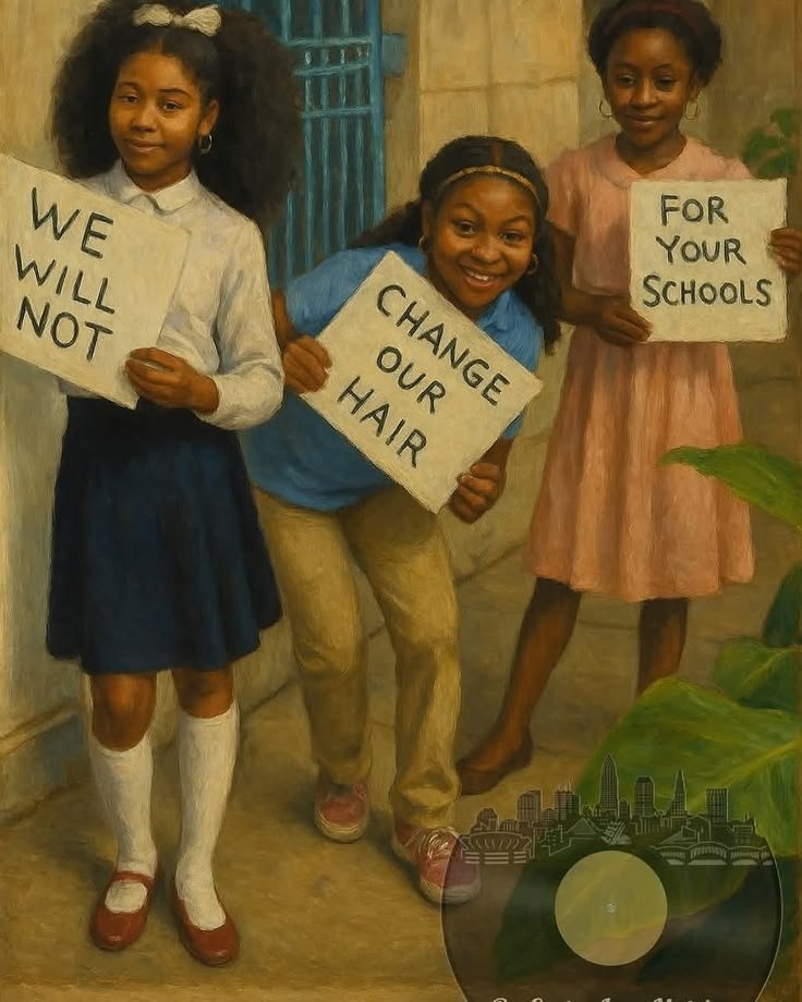 African_DVoice's tweet photo. Our hair is part of who we are, our culture, and our identity. We deserve to be educated without being forced to erase ourselves. https://t.co/CWqOniAhgH