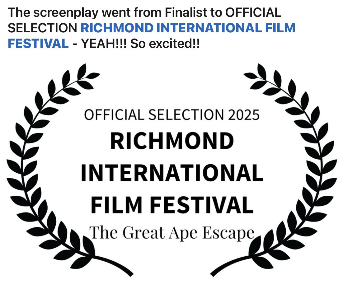 BockConk's tweet photo. We went from Finalist to OFFICIAL SELECTION. Thank you! @RVAFilmFest https://t.co/UWKXj6Vt94