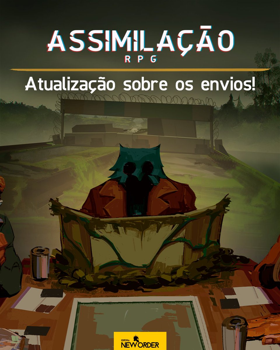 EditoraNewOrder's tweet photo. 🦌🦉🐞 Envios de Assimilação RPG: 
Até 27/07, códigos de rastreamento serão disponibilizados nos pedidos e as encomendas serão postadas em seguida!
Apoiadores do Catarse que não acertaram o frete: entrem em contato pelo e-mail neworder@newordereditora.com.br.
Agradecemos, nação! https://t.co/B42KW1TZJW