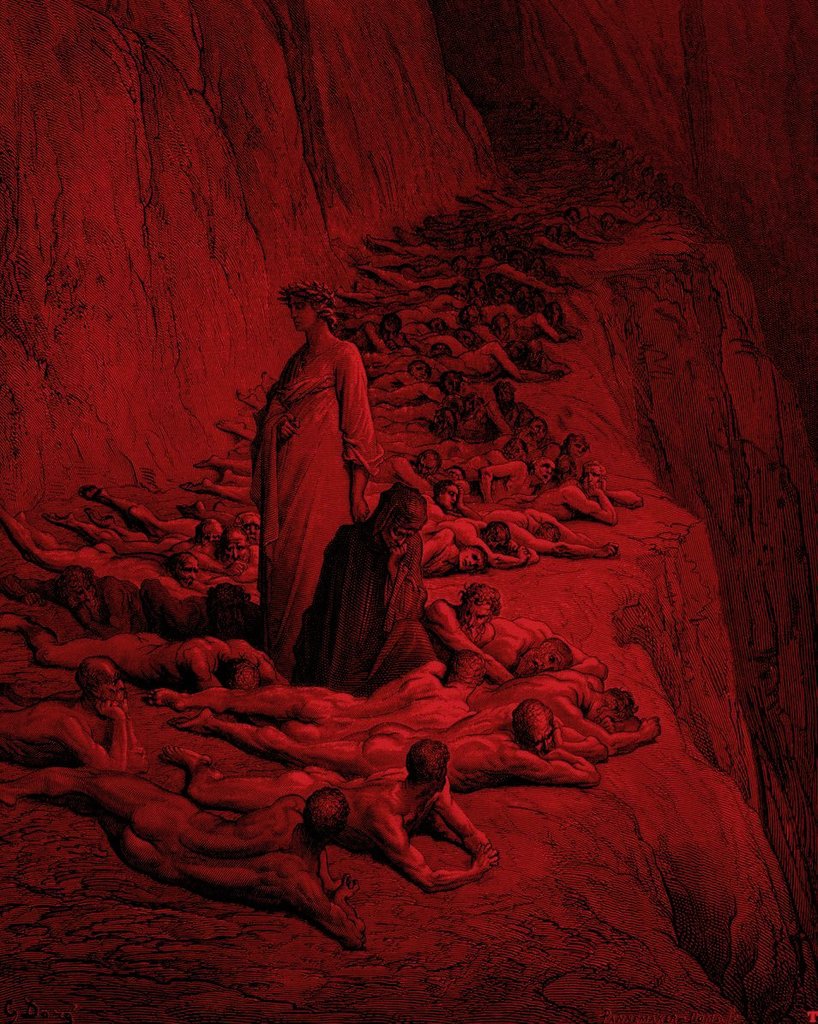 X_ArtGallery's tweet photo. Gustave Doré - Dante's Inferno https://t.co/uIR320JxNe