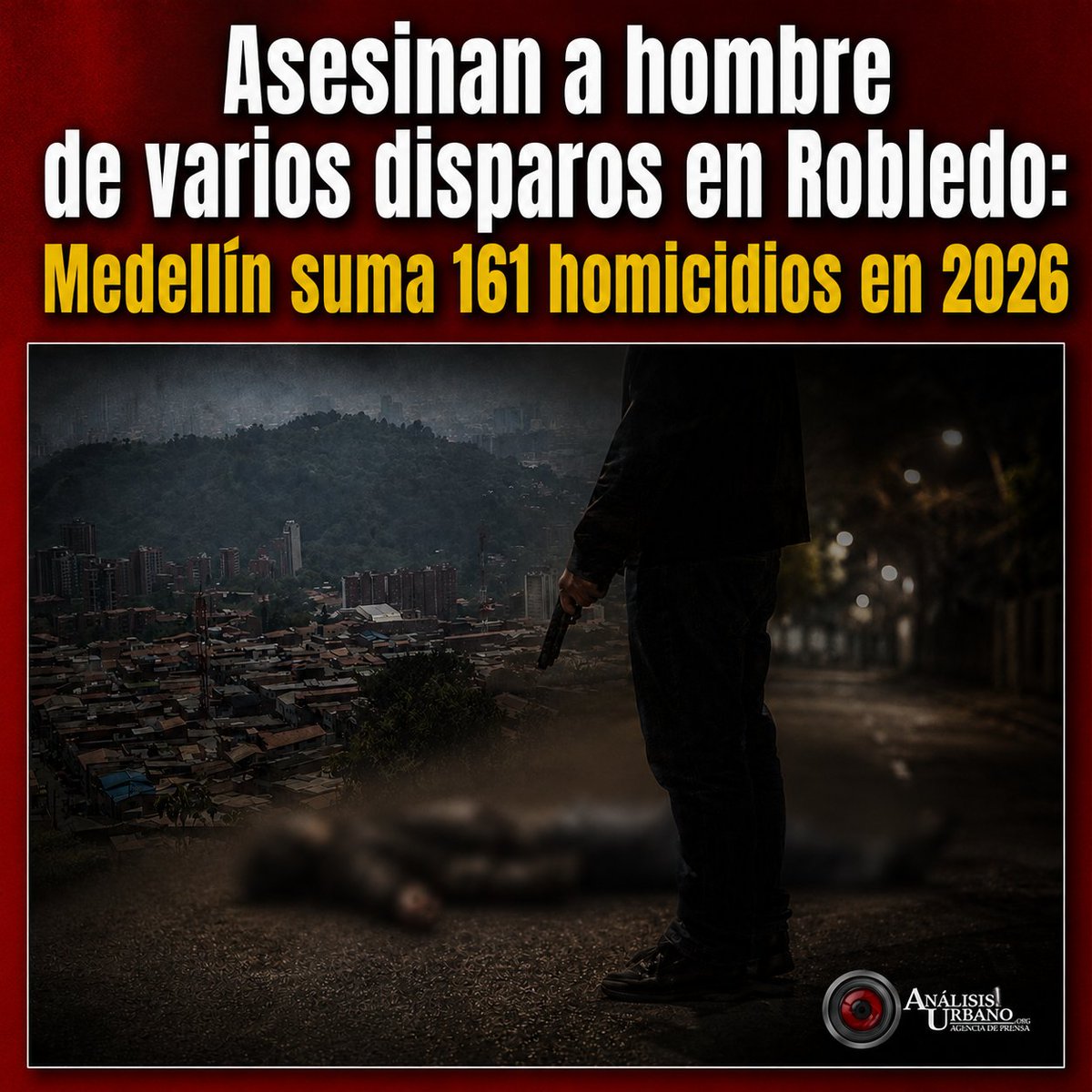 FdoQuijano's tweet photo. #Homicidio en #Robledo | #Medellín 🇨🇴🚨🖤
A las 8:26 p.m., funcionarios de la SIJIN de la Policía Nacional, en coordinación con el fiscal del caso, realizaron la inspección técnica al cadáver de un hombre de entre 30 y 35 años, quien fue...
https://t.co/jxPftZNM2s https://t.co/ytWVJCeANU