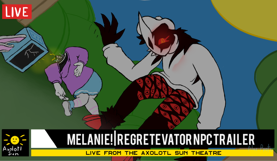 AlasProto's tweet photo. I was looking through some old files on my usb and found this piece.
It is OLD so it is not up to date with how I draw folly currently and I didnt know how to pose at the time, but I gotta give y'all something at least.

(yes, it is a reference to "The Boys")

#Regretevator https://t.co/tzc31zbDyh
