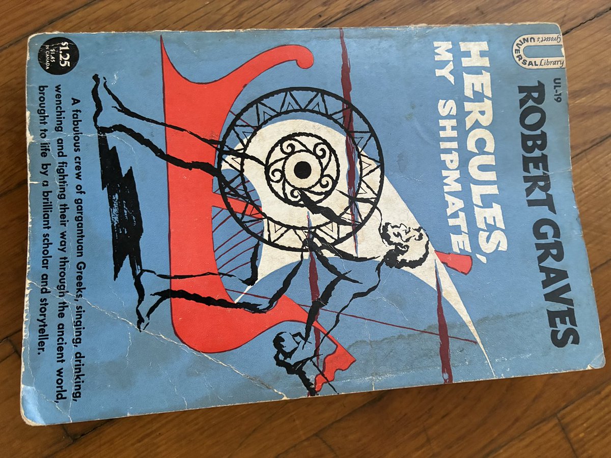 LuminousSnail's tweet photo. I just read Graves’s novel about the Argonauts. It isn’t historically revisionist like other Graves novels — Hercules doesn’t turn out to be a weakling and Medea a stellar mom like one might expect — apart from the White Goddess stuff, Graves sticks close to the standard telling. https://t.co/VC1I7DJ2a9