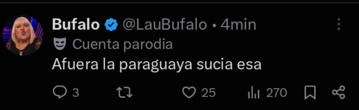 Campanicar_Gh's tweet photo. Los expongo por Xenofobia! Y bocas sucias!!  Se equivocaron CON Paraguay no se metan!!!

#GranHermanoGeneraciónDorada
#Campanita
#paraguay https://t.co/QMDWFbNljz