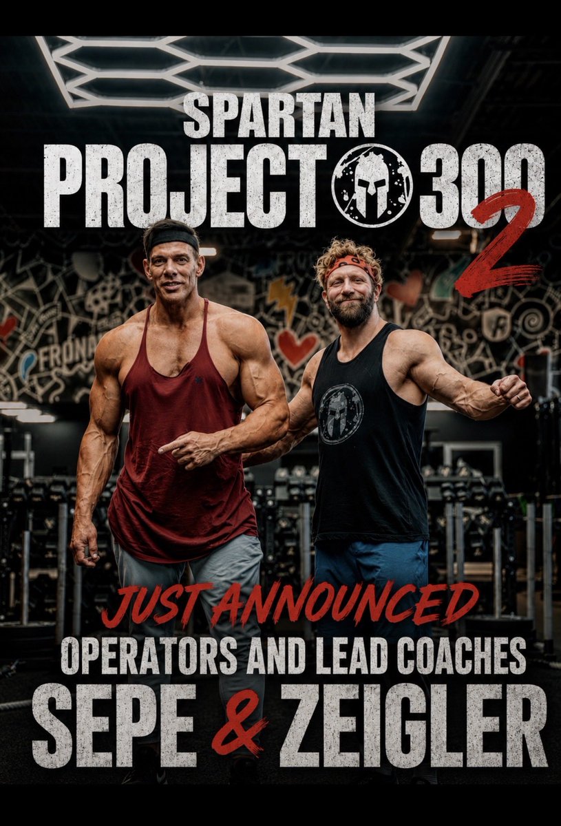 FrankSepe's tweet photo. . @SpartanRace Big News!!! 
@FrankSepe &amp; @ZackZeigler 
80k people signed up - 300 made it . This time?? Bigger - More Challenging - Announcements &amp; Updates Coming https://t.co/ZLRMEfu7vt