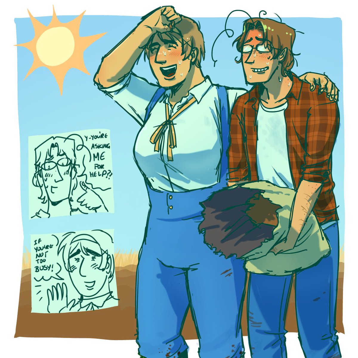 flusquashe's tweet photo. 🦭 canukr request for Friend…. Helping her out in the fields😊 Neither of them Have many friends, do they…
#hetalia https://t.co/SSCTGZ4axK