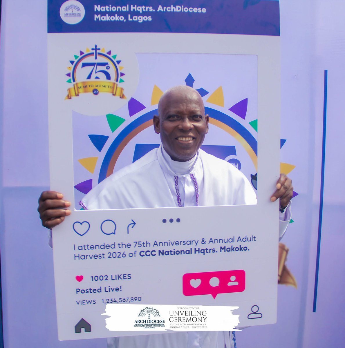 cccmakokonhq's tweet photo. Celebrating 75 Years of Jehovah's Faithfulness—honouring the past, giving thanks for the present, and embracing the future with hope and gratitude.
#75thAdultHarvest #Thanksgiving #75YearsInNigeria #CCCMakokoAt75 #JehovahsFaithfulness #CCCMakoko #CCCWorldwide https://t.co/SwXul55aFo