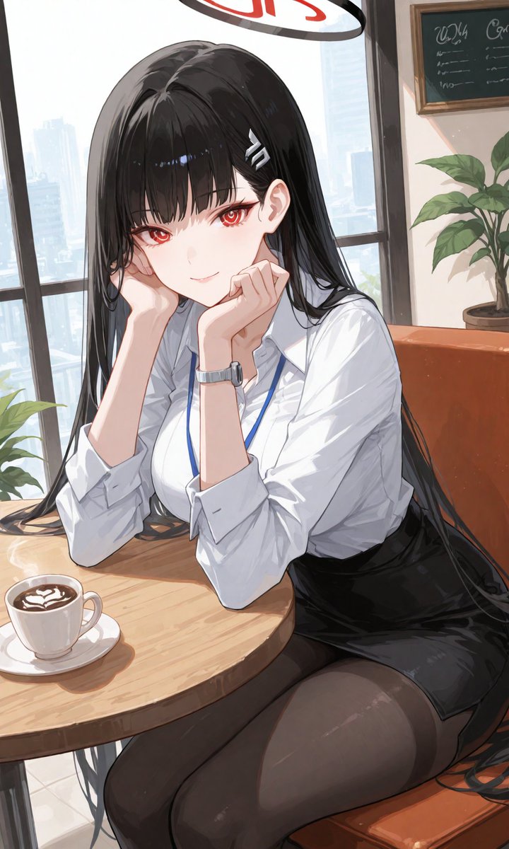 fantasygamedev's tweet photo. 先生。 朝のコーヒーを一杯どうぞ。
#ブルーアカ #리오 https://t.co/PlhCsUznt1