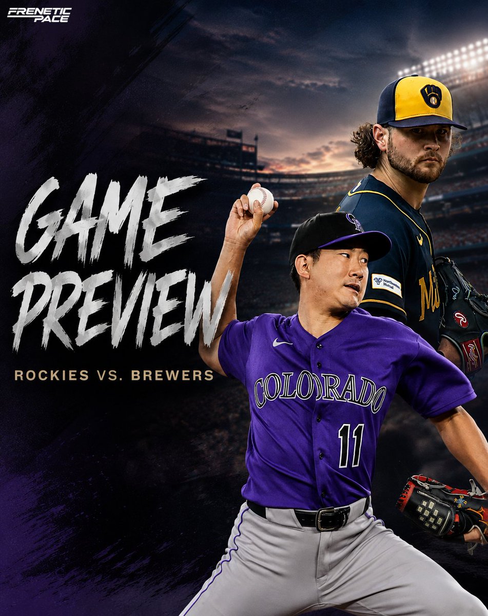 FPSportsMedia's tweet photo. Game Preview: Brewers Welcome Rockies to Milwaukee as Drohan and Sugano Set Tone for Series Opener

#Brewers #Rockies #MajorLeagueBaseball #MLBPreview #Baseball #NLCentral #NLWest #FreneticPaceSports

Read Here: 

https://t.co/VipbrQ2xJv https://t.co/XKuQPIK0du