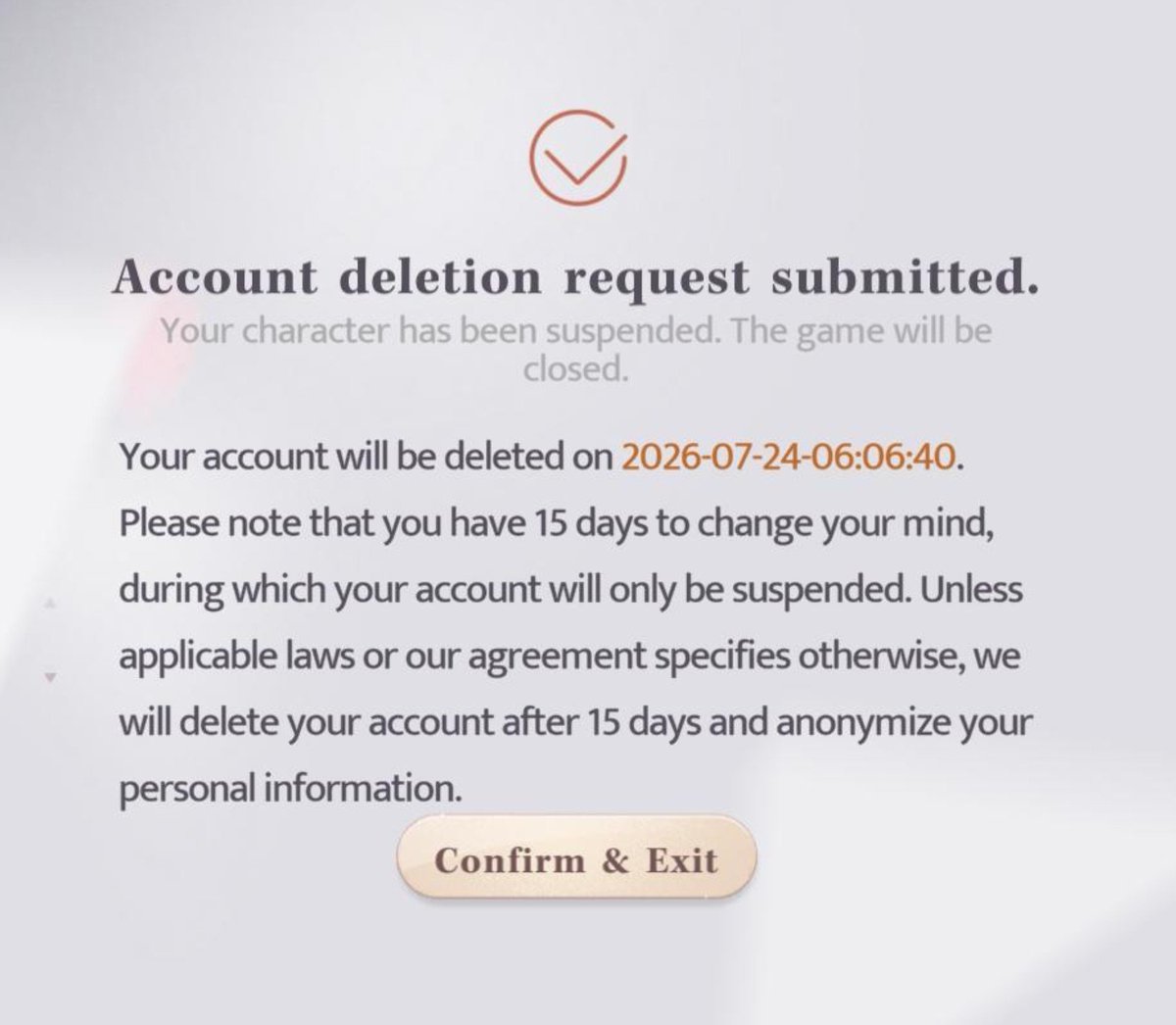 ladsobsessive's tweet photo. Wow. In six hours 5 of my accounts will be gone forever. I had 7. and I did my daylies on all of them every single day for 2 years. 

It was the first thing I did when I woke up and the last thing I did before going to bed. You guys have no idea how much time, care, love and energy I spent into every single one of them.

I never missed an event, I always did my weeklies, including kitty cards and claw machine, senior hunter contest, orbits. Everything. I even spent money on them in order to get all the cards of their designated love interest. This is why my username is "ladsobessesive" because I was obsessed with lads. 

Well until they canceled Valko. 

I was working when they posted that dreadful message. Working, to have money to spend it on lads. And since the notification was from that very game I read it right away. And I was shaking and feeling so sick that I didn't know how to breathe.

But I won't change the outcome. I won't save those five accounts. This is the price infold will pay.

I kept my main account, and, ironically, Valkos. Those 700+ deepspace tickets and thousand and thousand of resources will patiently wait for his return. Until then his account remains untouched.

I haven't been well since. I know I gave this game too much power but for the first time I thought I had something that no one could take away from me. A safe space that is there for me no matter what. Something worthy of my time and energy. 

But just like that it was all gone. 

And honestly I don't know if I will ever recover from that, even if they return Valko. My accounts will be gone. My trust will be gone. My love for all these perfectly written and beautiful characters is stained forever. Because they were able to delete something as significant as Valko like it never meant anything.

I don't want to live in a world that is lead by hatred. Where bullies win and love means nothing. And we did so freaking much only to be fucking ignored and not adressed at all. 

And I'm so sick of feeling sick whenever I think of my favorite game that used to bring me so much joy and comfort.

So maybe I just let those accounts go and let love and deepspace go. Use my money on silent whispers or what other sht that brings me comfort and is not created by infold or paper games. I invested so much money into this game I feel so betrayed I could cry all over again. Give me back my time. Give me back my money. Close your fcking company. I don't care. You are criminals. And you not adressing us at all is another crime of it's own. How could you expect anything at all from us in the future when this is how you treat the ones that supported you the most. I wish I never started playing in the first place. Hope you're happy now, that Valko is canceled.