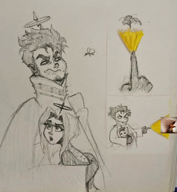 pudiinSam's tweet photo. Day 3: Lute gets hurt, Adam attack ⟶ a mosquito bit Lute jA- // Day 4: An ordinary day in Heaven ⟶ Adam paints Lute’s nails bc he's a good bf ⊹₊⋆
˗ˏˋ ♡ ˎˊ˗
#guitarspearweek #guardrockweek #guitarspearweek2026 #guardrockweek2026 #guitarspear https://t.co/HGQkM5SVmC