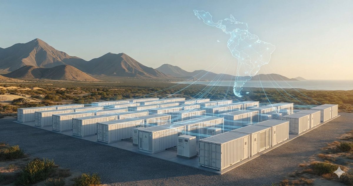 Fraymores's tweet photo. ¿Tiene LATAM la red para sostener el crecimiento a 2027? 🔋🌎Las nuevas licitaciones demuestran que el almacenamiento dejó de ser un extra: hoy es un requisito estructural para atraer inversión. Análisis 👇https://t.co/ueVtJk0Txe #BESS #LatamEnergy #InversionesLATAM https://t.co/ONtXGeg7IM