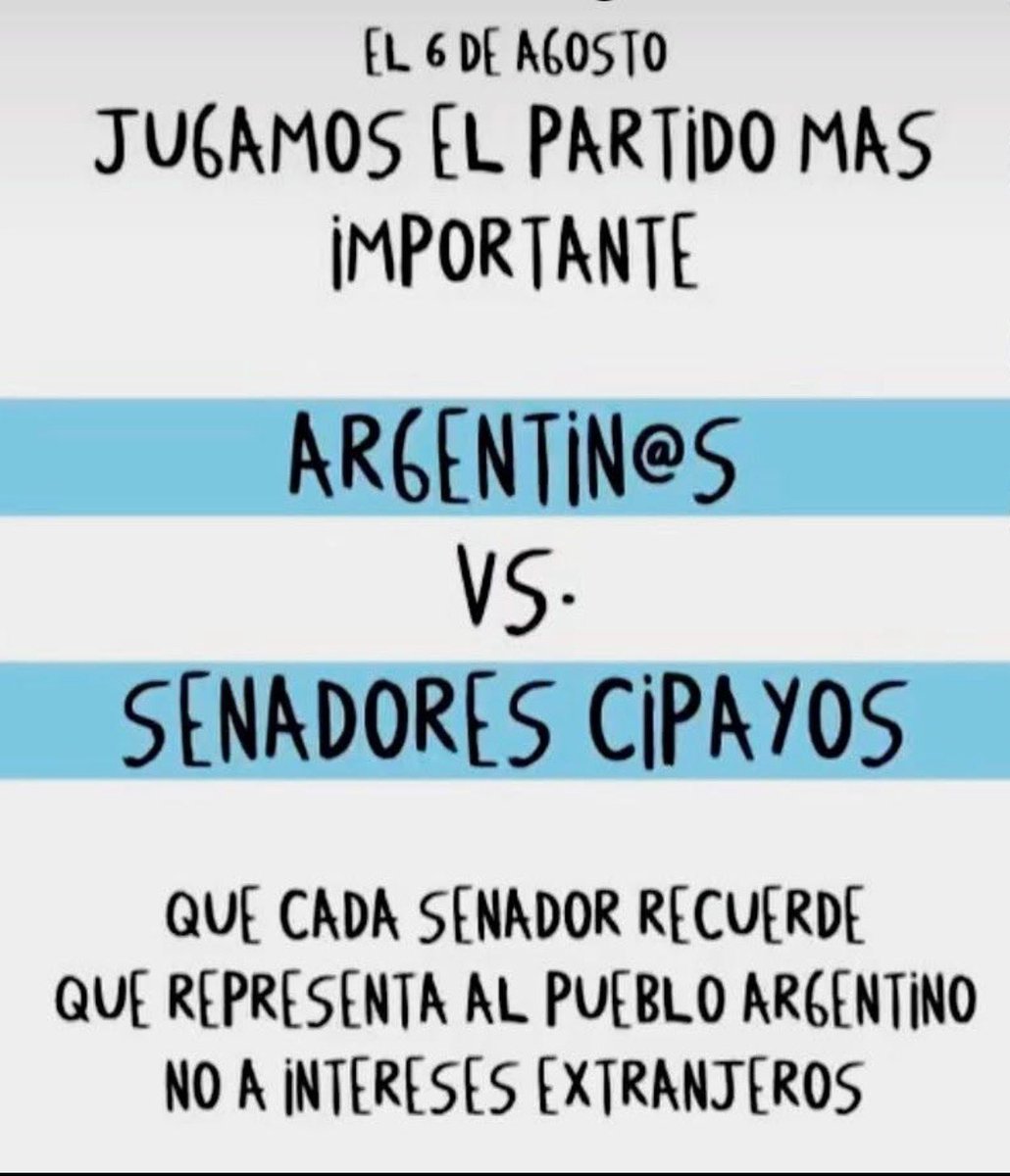 tanycarrasco's tweet photo. No tenemos que perder el eje de lo importante. Nos quieren rematar y hay que impedirlo!! https://t.co/YYeRuzkGav