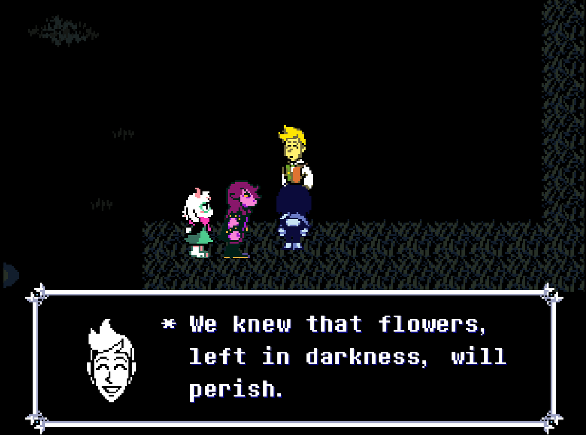 Rayaan_Pog's tweet photo. The flowers inner desire was always to make up for Asgore. They fulfilled their purpose for the Wedding but they were kept alive for 20-ish years and still loved and cared. No wonder they fought like hell for Asgore. Just to fulfill his fantasy. https://t.co/opKq8NCvZc