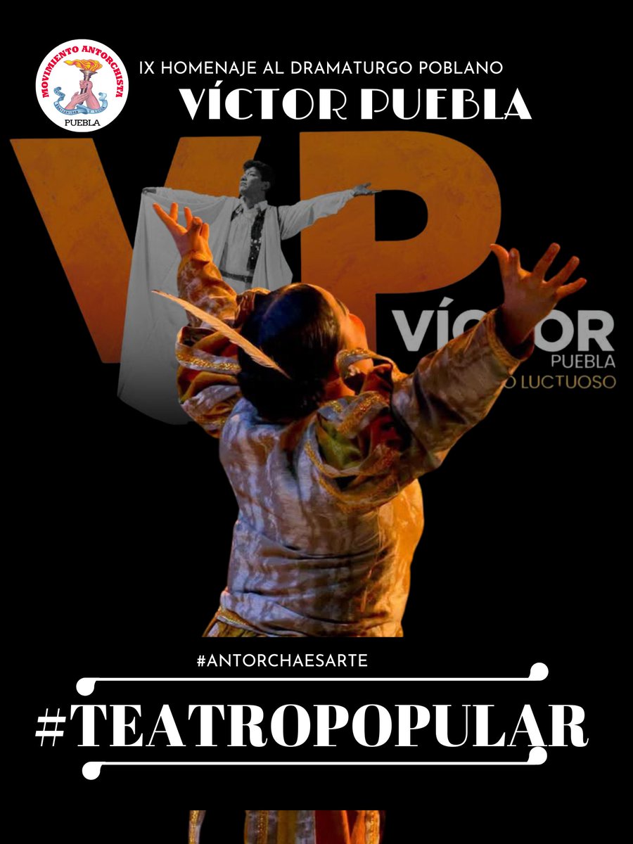DrBrasilAcosta's tweet photo. A 9 años de su muerte recordamos al "Divo de Puebla" con un digno homenaje, siguiendo su ejemplo al preparar a artistas del pueblo trabajador para hacer #TeatroPopular https://t.co/LJ9Q92MD9P