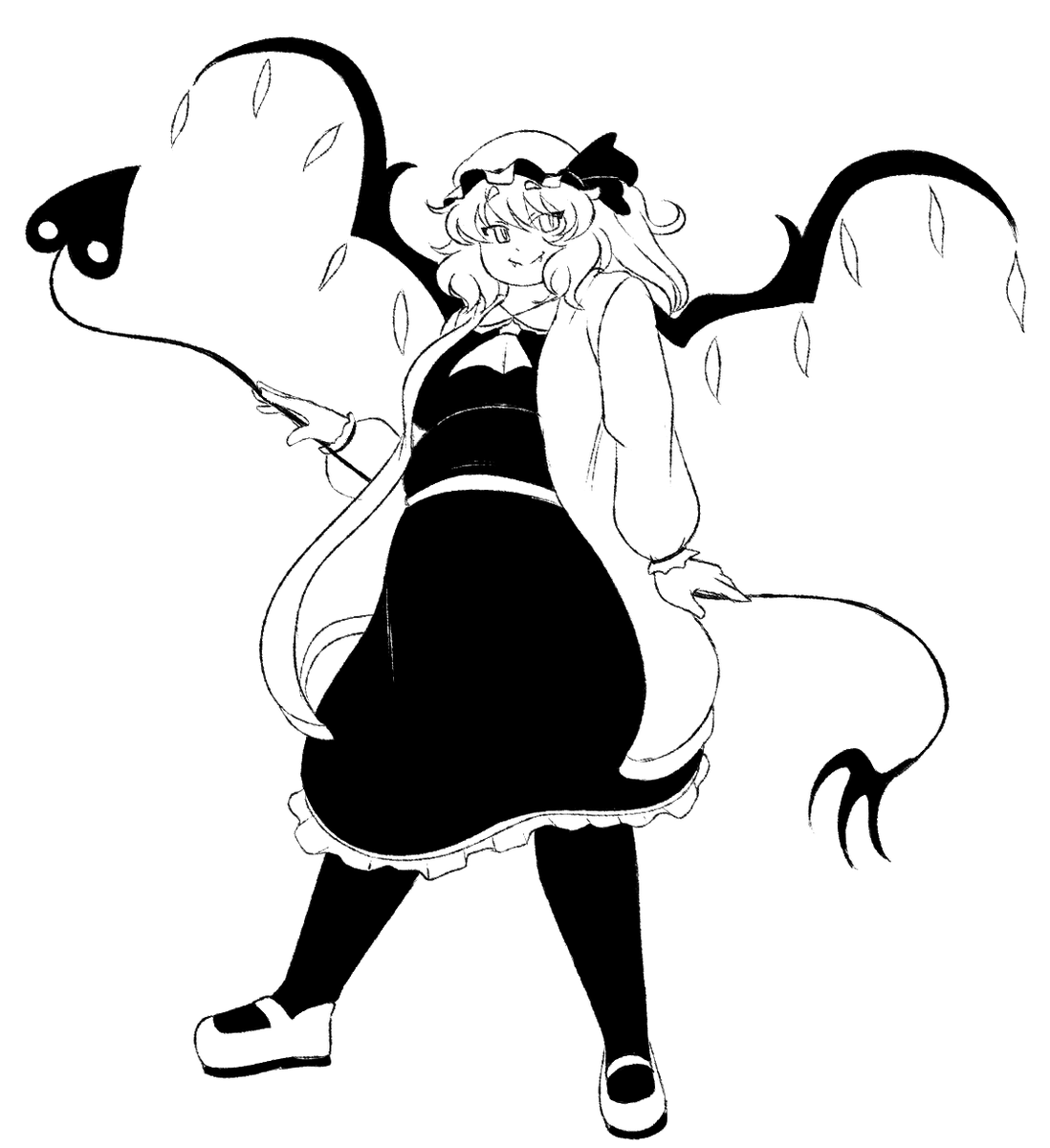 ShikiSketches's tweet photo. random touhou drawings! (1/2) https://t.co/M7SPsbciGV