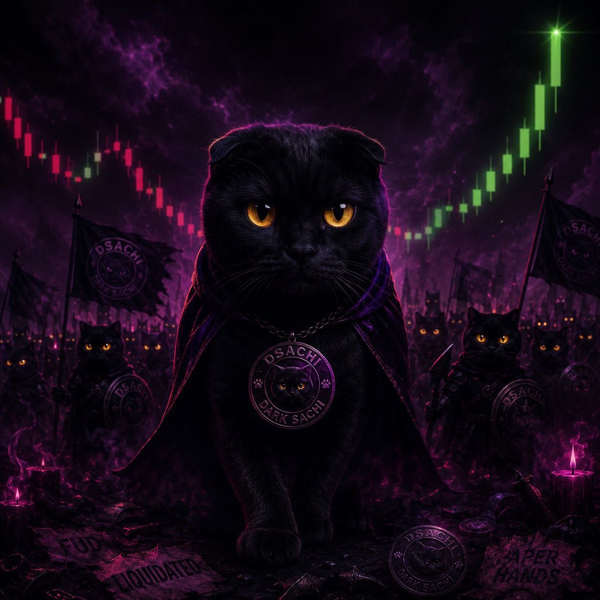 Stackin9up's tweet photo. @ElonMuskPDA 👁️ Welcome to the Void Wait

​You’ve stepped into the world of $DSACHI — where the community builds, the cult stays relentless, and real-world stray cat rescues are funded along the way.

​📈 Chart: https://t.co/TYWCpn9syZ
📜 CA: CXpnmmiRH7QRN5nKJciuf7FNyYwd7H59mwDjkmD6pump https://t.co/qqfUqN8kok