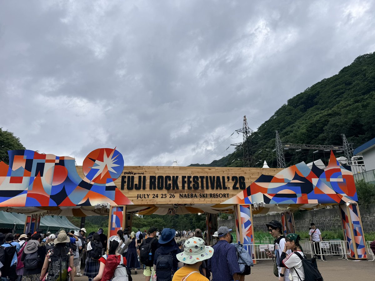 mark_1975M's tweet photo. フジロック3日間現地にいます🙏
#フジロック　#フジロック2026 https://t.co/NHjlhdEo7t