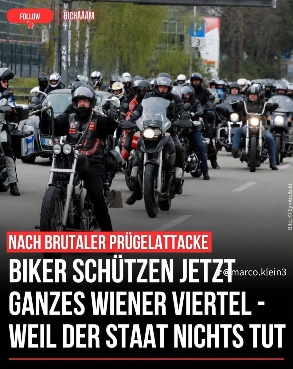daniel_gugger's tweet photo. 888 Nach einer brutalen Prügelattacke auf zwei Männer am Cizekplatz in Wien Donaustadt organisieren sich Motorradfahrer, um im Viertel Präsenz zu zeigen.

 Die Biker verbringen nach eigenen Angaben ihre Freizeit vor Ort, um Anwohnern ein größeres Sicherheitsgefühl zu geben und mögliche weitere Übergriffe abzuschrecken.

Auslöser war ein Angriff, bei dem zwei Männer von einer Gruppe junger Täter schwer verletzt wurden und ins Krankenhaus mussten. 

Bewohner berichten, dass es in dem Viertel bereits seit Monaten immer wieder zu Einschüchterungen, Lärmbelästigungen und Konflikten mit Jugendgruppen komme.

Die Wiener Polizei bewertet die Präsenz der Motorradfahrer grundsätzlich als mögliche Abschreckung, betont jedoch, dass Selbstjustiz keine Lösung sei. 

Wer Straftaten oder gefährliche Situationen beobachtet, solle umgehend die Polizei verständigen.

Quelle: exxpress, Wiener Polizei (über exxpress), 22.07.2026