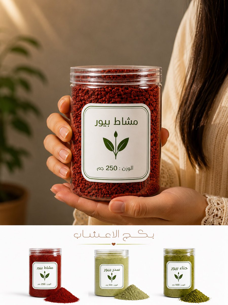 miloo_70's tweet photo. بكج بيور 🌿
باقة متكاملة تضم الحناء والسدر والمشاط الطبيعي، للعناية بالشعر بخطوات بسيطة. اختيار مثالي لمن يبحث عن روتين طبيعي يمنح الشعر مظهراً صحياً وأكثر حيوية. https://t.co/pLY7YLRPRs