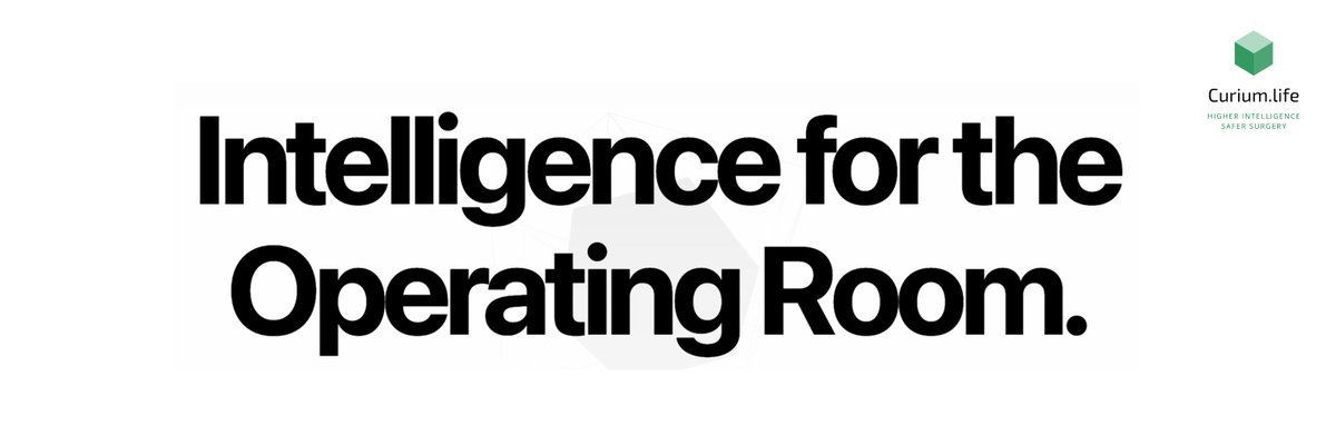 CuriumSurgical's tweet photo. Curium Life is live.
Surgeon and Deep Learning Scientists getting together to build the foundational AI layer for surgery, starting with real-time intraoperative measurement (SurgiMeasure).
Built by people who've stood at the table. https://t.co/8k7BbQgNRU