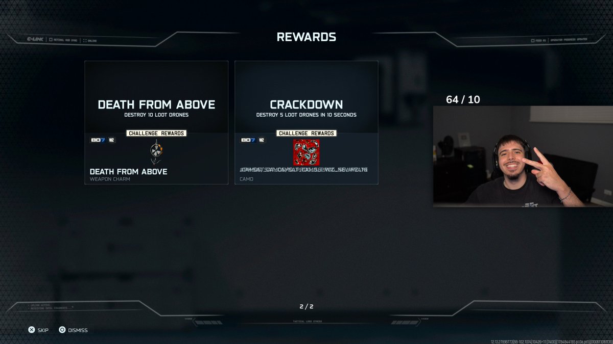 Frizzeyes's tweet photo. Anyways..

BlackCell Mastery Camo ✅
Ragnarok Zombies Event Camo ✅
Crackdown Camo ✅

Camo Ops 7 and I love it 😂 https://t.co/A0uQjOrENJ