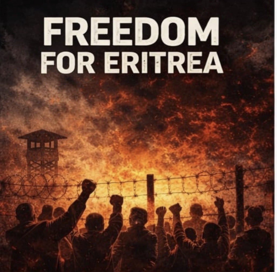 zeka50214's tweet photo. Freedom for Eritrea is not just a slogan. It is the cry of millions of Eritreans who have lived under dictatorship for more than three decades. It is the voice of mothers who lost their children, fathers who never saw their sons and daughters return, young people whose lives were stolen by indefinite national service, and families forced to flee their homeland simply to survive.
For over 30 years, Eritrea has been ruled through fear, repression, and propaganda. There is no free press, no free elections, no independent judiciary, and no freedom of speech. Thousands of political prisoners have disappeared without trial. Families still do not know whether their loved ones are alive or dead. Many Eritreans describe the country as one giant prison, where fear follows you every day of your life.
Even after escaping Eritrea, many say the fear does not end. They report facing intimidation, pressure, and surveillance by networks that support the regime abroad. The dictatorship tries to extend its reach beyond Eritrea's borders, attempting to silence those who speak the truth.
Yet there are still people living safely in democratic countries who choose to defend this dictatorship. They enjoy freedom of speech, democracy, and human rights while supporting a regime that denies those same rights to its own people. They organize festivals, spread propaganda, and attempt to paint a false image of Eritrea while thousands of political prisoners remain behind bars and countless families continue to suffer.
No festival can hide the prisons. No music can silence the cries of those who suffer. No propaganda can erase the graves in the desert, the lives lost in the Mediterranean, the disappeared, or the generations robbed of their future. Every family that has been torn apart tells the real story of dictatorship.
History has taught us one lesson: no dictatorship lasts forever. No lie survives forever. No regime built on fear can defeat the truth forever. Eritrea does not belong to a dictator. Eritrea belongs to its people. One day, justice will replace oppression, truth will overcome propaganda, and freedom will defeat fear.
The world must stand with the people of Eritrea—not with dictatorship, not with propaganda, and not with those who defend oppression. Freedom is not a privilege. It is a human right.
Free Eritrea. Free all political prisoners. Justice for every victim. No dictator rules forever, but the courage of a people fighting for freedom will never be forgotten.
#TransnationalRepression
 #Eritrea #BlueRevolution 
#NoMorePFDJTerror