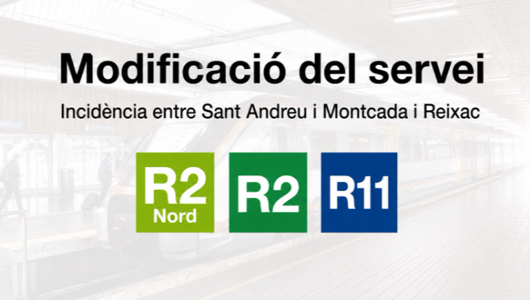 rod11cat's tweet photo. 📢 RECORDA!

🚊 Cerbère / Portbou i Granollers Centre: Servei de la línia R11

🚍 Granollers Centre ↔️ Sant Andreu: Servei directe per carretera

🚊 Sant Andreu ↔️ Barcelona: Servei de les línies R2 i R2Nord

⚠️ Incidència a la infraestructura

🔗https://t.co/PxGAtT807I https://t.co/clAyS252jI