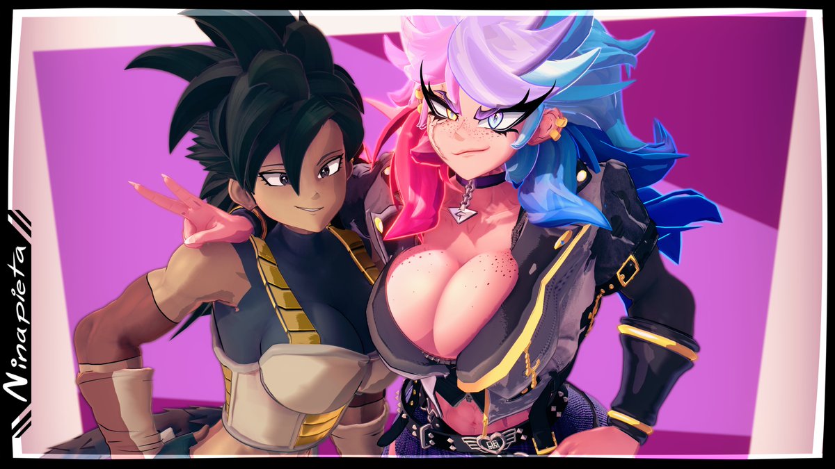 Ninapieta's tweet photo. 🍌Koi Scenes🍌
Commission for @DBA_2003
Ruby and her Saiyan buddies, Okara &amp; Garlin 

#コイカツ #koikatsuparty #koikatsu #oc #ocs https://t.co/2gQDANjXo4