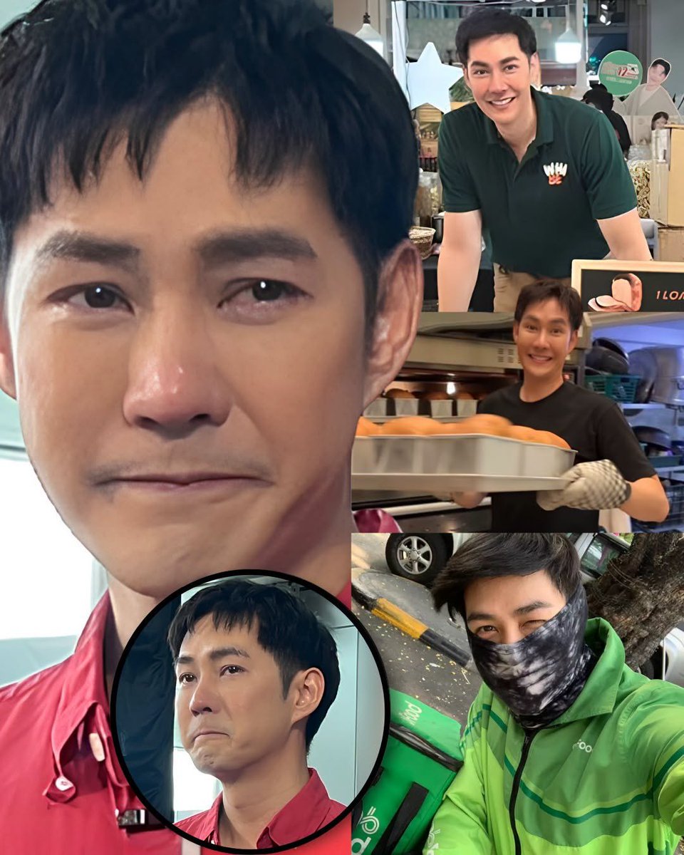 BenzArnon9's tweet photo. แอมป์ พีรวัศ และครอบครัวผันตัวมาขายขนมปังเพื่อหาจุนเจือครอบครัวหลังงานแสดงเงียบหาย แต่ต้องเผชิญวิกฤตขายไม่ได้เลยนานถึง 8 ชม. จนกระทั่งร้านข้างๆ ช่วยซื้อชิ้นแรก ทำให้ทั้งครอบครัวซาบซึ้งใจจนร้องไห้ และเจ้าตัวยืนยันสู้ต่ออย่างซื่อสัตย์เพื่อเป็นเสาหลักให้ครอบครัว
#แอมป์พีรวัศ​ #สู้ชีวิต