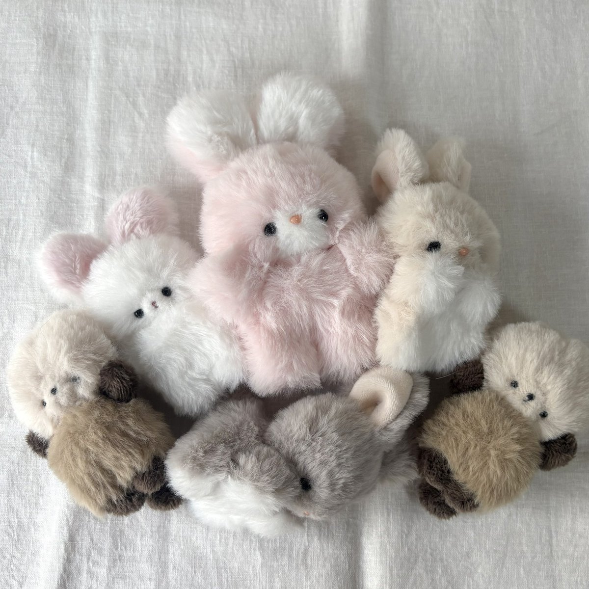 nanako3875's tweet photo. いろんなうさぎのぬいぐるみ、ラッコのぬいぐるみ🦦🐰
7月26日(日)20時〜
minneで販売したいと思います。
販売ページを公開しましたら、またお知らせします。
よろしくお願いいたします！
#ぬいぐるみ #minne https://t.co/8QLYGhmN3P