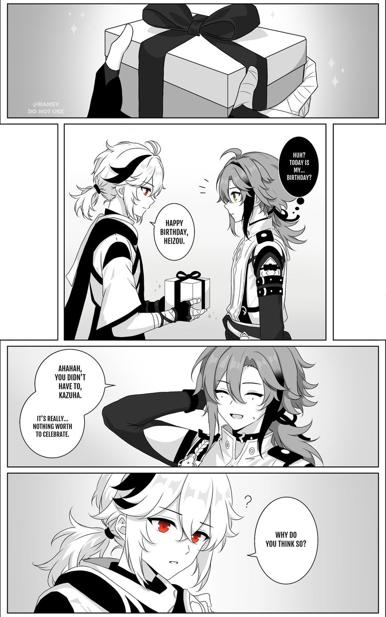ransy_arts's tweet photo. 🍁🦌 The Poet’s Gift (2/5)

Happy Birthday Detective! 💕
Don't worry, Kazuha is here to brighten your day.

#heizou #kazuhei #heikazu https://t.co/MFTV97weUf