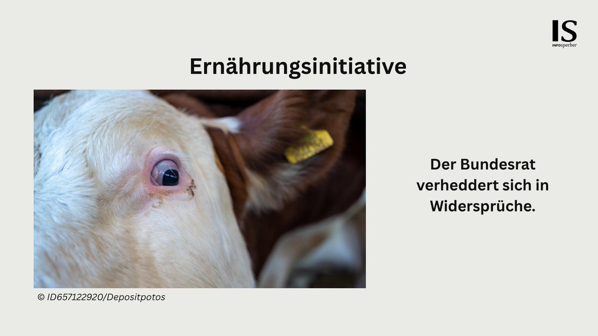 infosperber's tweet photo. Der Bundesrat hält die #Ernährungsinitiative in seiner Botschaft für unnötig. Doch die offiziellen Zahlen des Bundes widersprechen ihm.

Jetzt lesen: https://t.co/hTmWhewN8n https://t.co/KRev1NoFRx