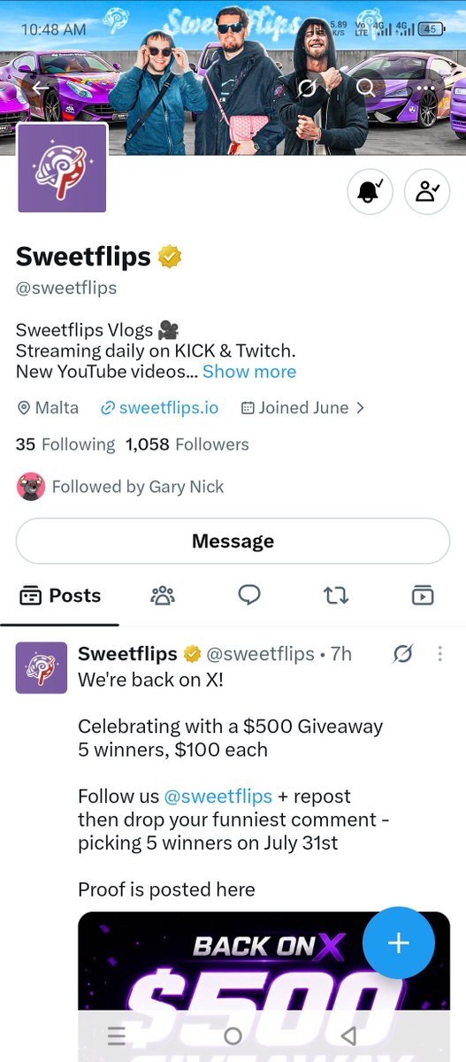 MR_Bitcoin10's tweet photo. @sweetflips Dear SweetFlips, if this comment doesn't win, at least let it earn a smile. If it does win… my wallet promises to stop crying. 😂💜🍀
@sweetflips https://t.co/zoGcuVqkrK