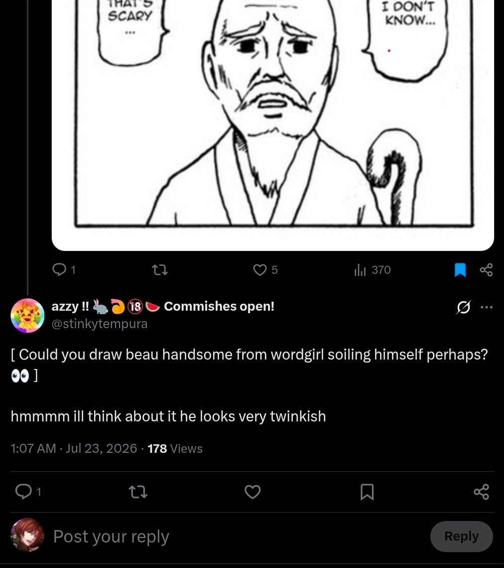 RattedNSFW's tweet photo. @stinkytempura hi here's the proof to me https://t.co/YkVSCDNh1i