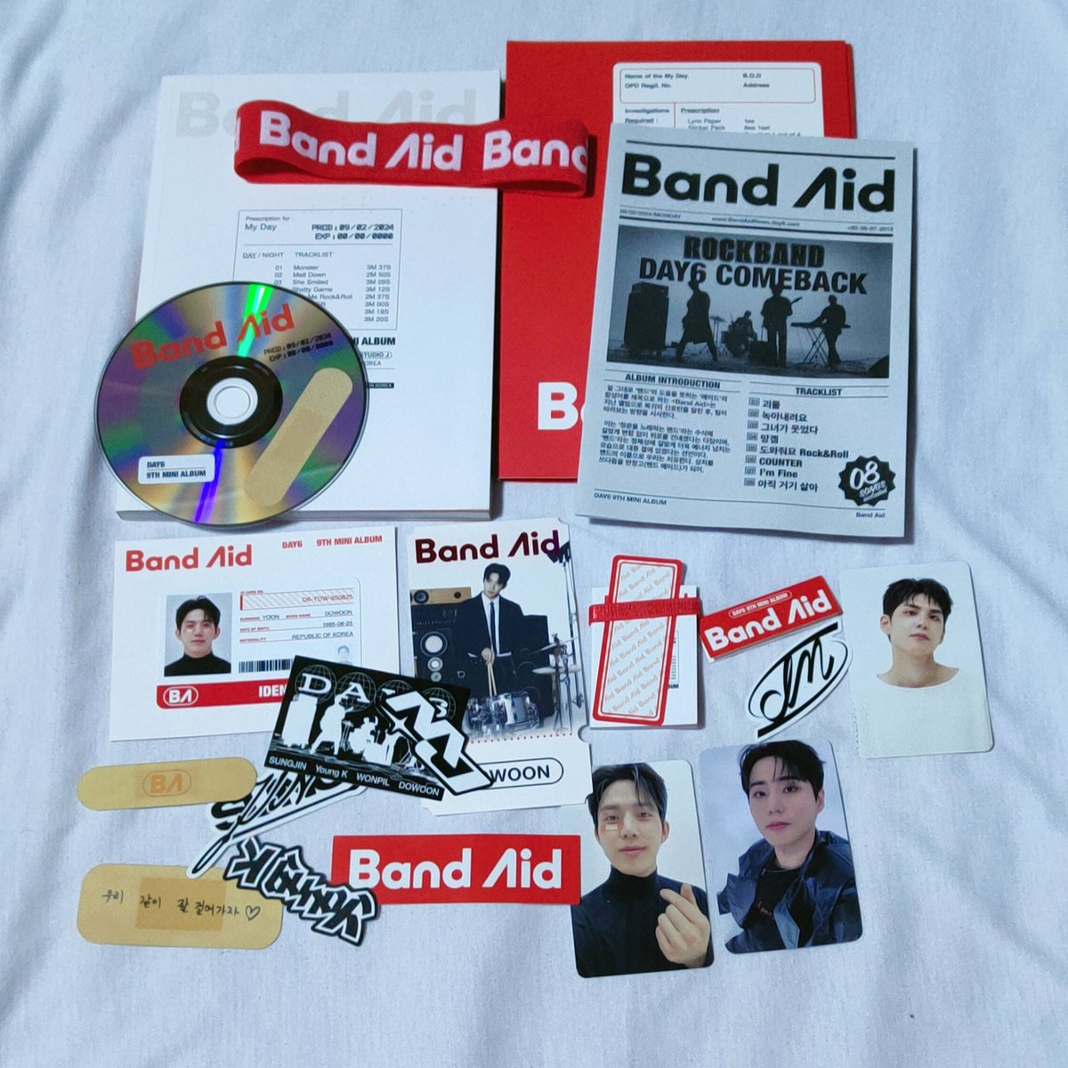 wonpilsbebu's tweet photo. WTS | LFB | DAY6 - BandAid Album 🍀

Complete inclusions. 
Unsealed but good condition. 

~550php

MOP: Gcash
MOD: Lalamove/J&amp;T
Feel free to send me a DM for questions. 😊 https://t.co/56PywZnndS