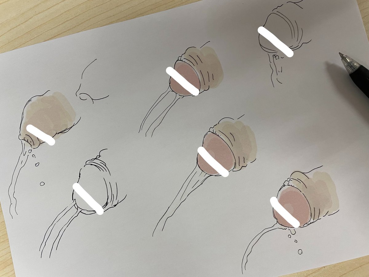 neko_yoshi_'s tweet photo. おしっこのパターン描いて昼休憩が終わった。 https://t.co/8dxwIBaiMO