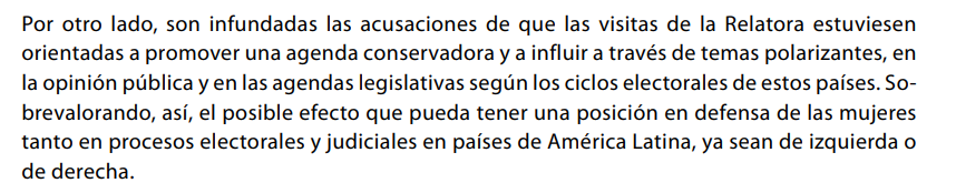 PeFuCas's tweet photo. Alsalem, Relatora de ONU, ataca a mujeres, #GestaciónSubrogada y personas trans.
👇
ONU Mujeres denuncia su ideario, contrario a #DDHH
👇
El feminismo patriarcal sale en masa a defender al buque insignia, al instrumento de la agenda ultraconservadora.
👇
https://t.co/6SVtHj5BoQ https://t.co/D3o8zR6V1h