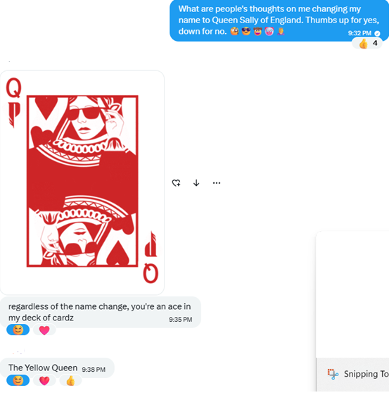 looseaudios's tweet photo. I've been promoted. :D 
💛🫡💛🥳💛👑💛🫶 💛🏴󠁧󠁢󠁥󠁮󠁧󠁿💛💂💛🥲💛 https://t.co/cabZ9RQM8J