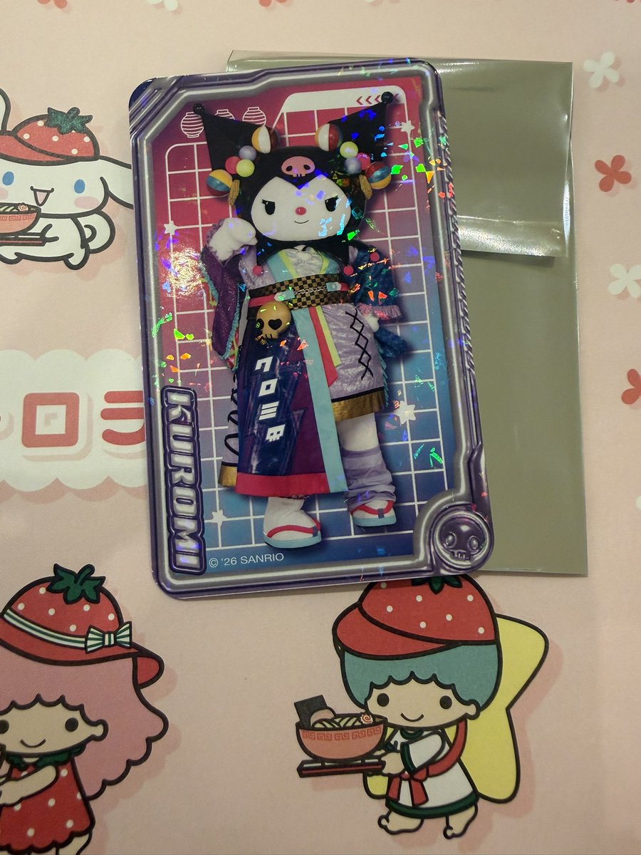 jips_rika's tweet photo. ピューロランド ネオナツマツリ ネオナツ  モーニング ノベルティ　交換

【譲】　クロミ

【求】　ばつ丸

本日ピューロ手渡し交換　又は後日郵送交換
お気軽にお声掛け下さい！ https://t.co/P9axc6zT7a