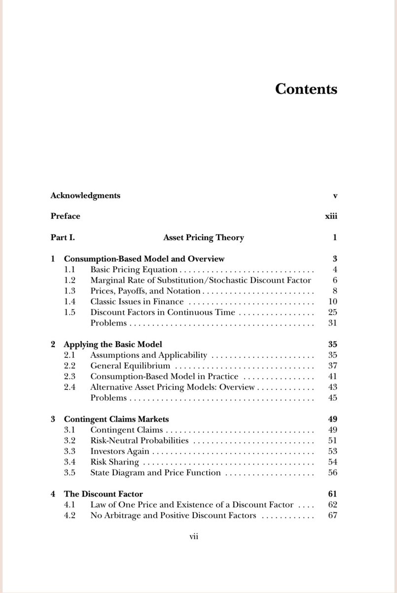 MeherJazibAli's tweet photo. This book covers the models of asset pricing. Math majors/Engineers might find it easy due to maths. 

It helps to understand the advanced ideas on valuation.

Book: Asset Pricing by @JohnHCochrane 

#KSE100 #PSX https://t.co/wt20Du05Y5