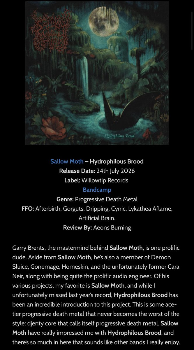 gonemage's tweet photo. Awesome review on the new album. It comes out tomorrow!

https://t.co/apTKW7yWLs https://t.co/a0whAxwfq4