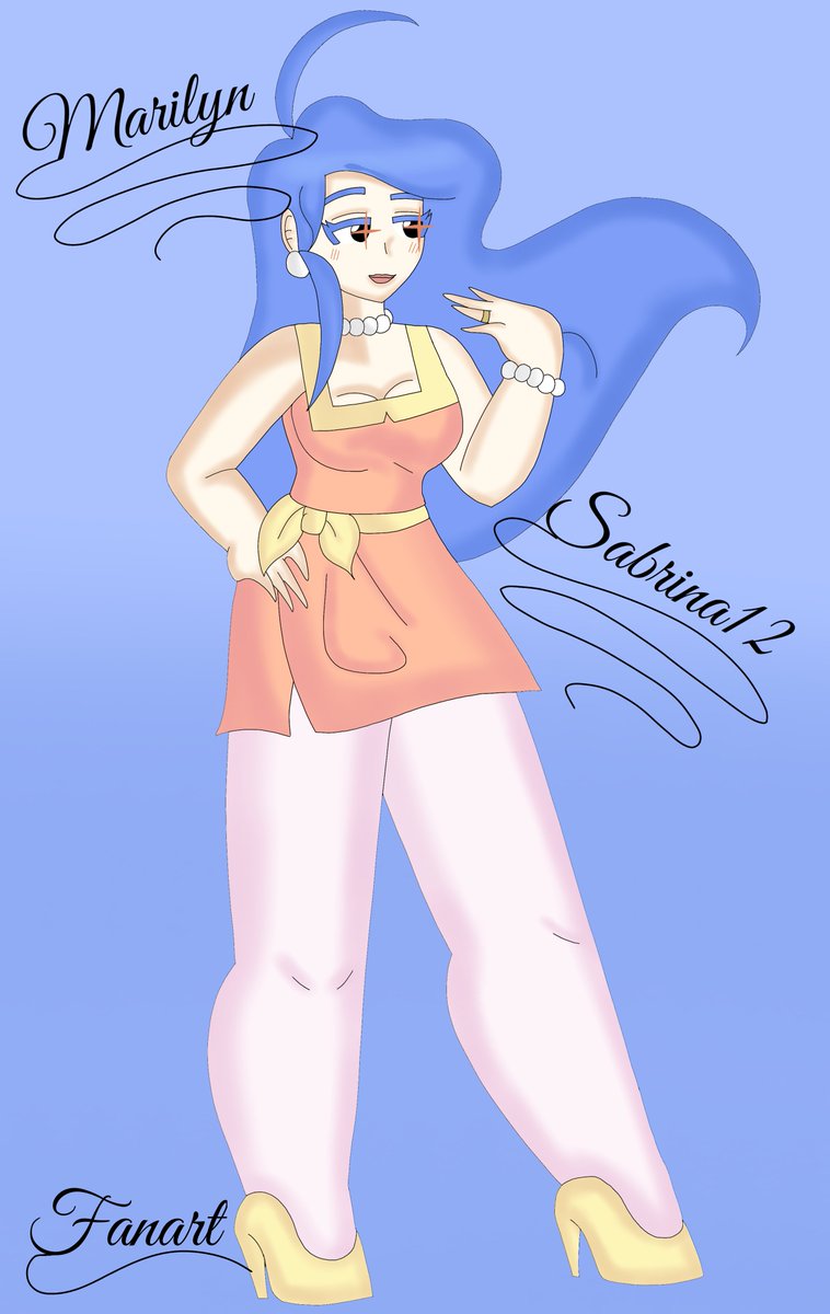 FreakSoftQueen's tweet photo. 🌹🌹The worst mother ever. Fanart of Marilyn Mairest, I just made her because her style is beautiful, but anyway.🩵✨🌹🌹

#Fnfsoftmod 
#Fnfsoftau 
#Marilynmairest 
#Mothermairest https://t.co/PDCpyo4Suq