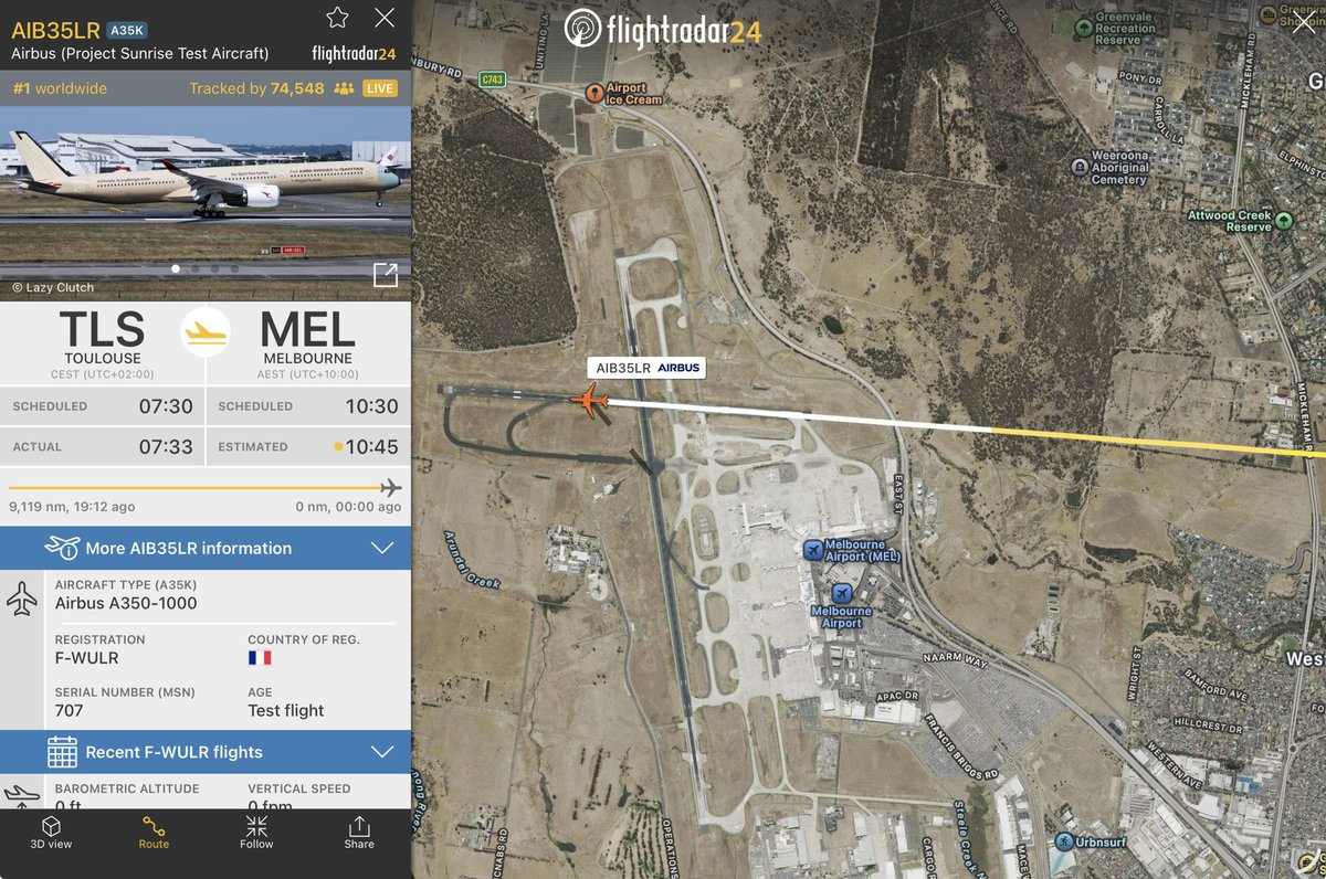 Flightradar24 tweet media