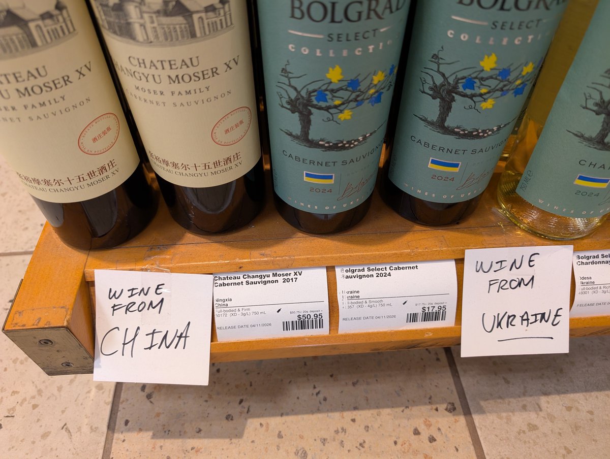 Sebasti14971286's tweet photo. @junonewscom Indeed . Banning California wines but selling wine from China at $50 per bottle. Fantastic trade network https://t.co/8tKQ0FJpe7