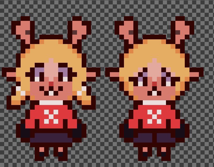 FawningDoe_1225's tweet photo. I noticed were posting baby Noelle sprites so here’s the baby - 🎄 https://t.co/MKUeegtN8e