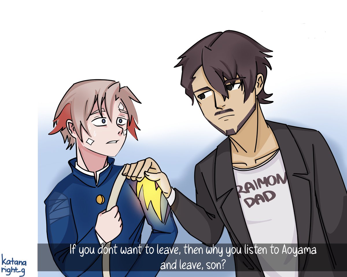 RightG11's tweet photo. AU!: Instead of silently watching Ichino leave in ep3, Kudou stopped him, understanding his feelings about wanting to stay in the football club despite Raimon 2gun disbandment
#イナズマイレブン
#一乃七助
#久遠道也 https://t.co/8kOf90qb5X